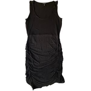 Jessica Simpson Women Dress size L Sleeveless Bodycon KneeLength Stretchy Black